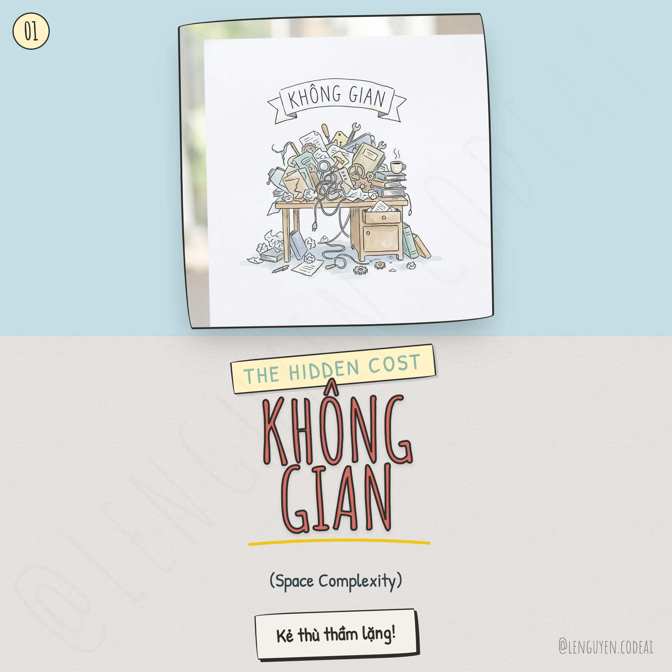 Data Structures & Algorithms - Tập 3: Độ phức tạp không gian (Space Complexity)